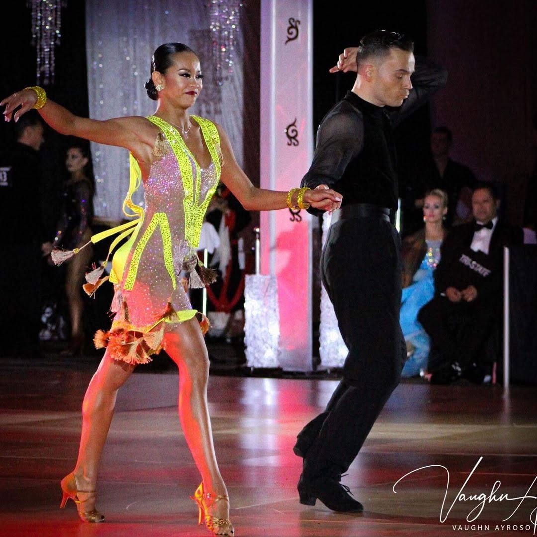 Petrosyan Latin dress in competition